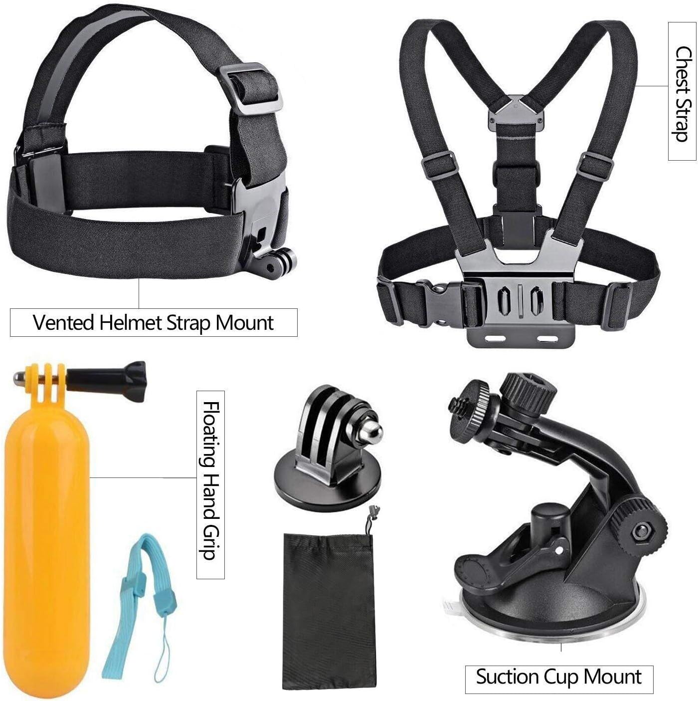 AKASO EK7000 4K30FPS 20MP WiFi Action Camera and 7 in 1 Action Camera Accessories Kit Bundle - Image 6