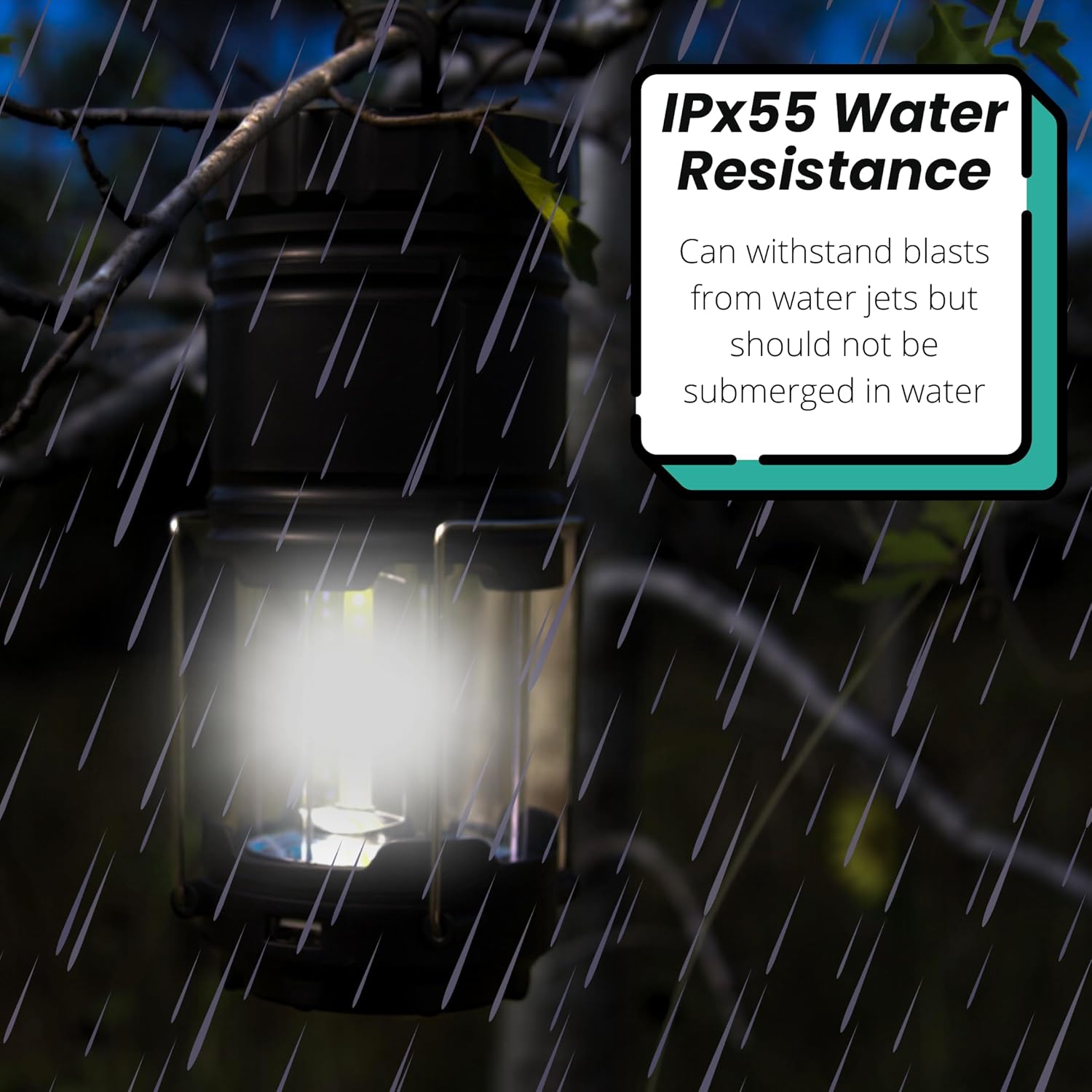 Lanterns for Power Outage, Portable LED Battery Operated Camping Lanterns 2-Pack, 48 Hr Battery Life, Solar, USB-C & AA Powered, Adjustable Brightness, Emergency Lights for Home Power Failure - Image 6