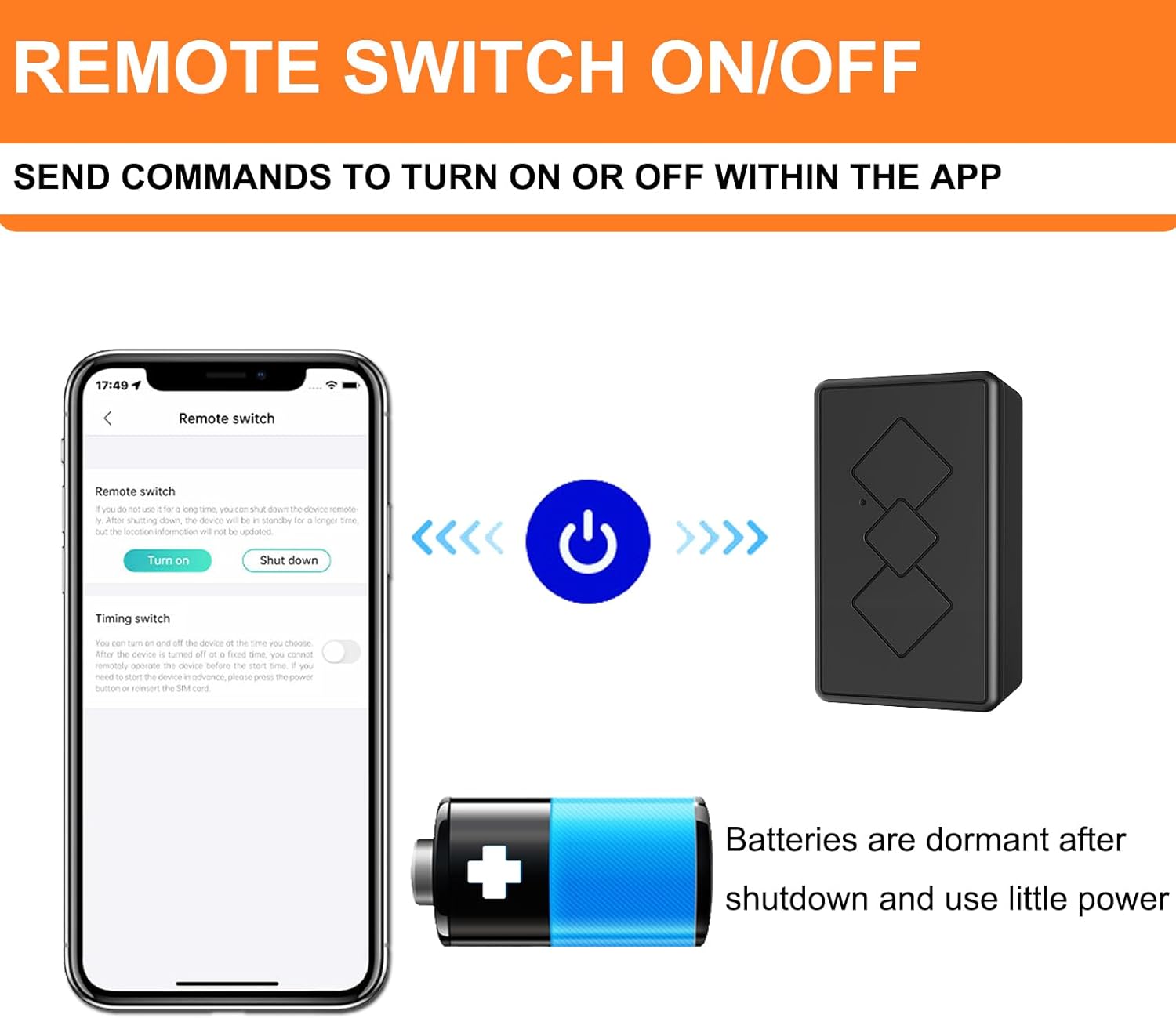Mini GPS Tracker for Vehicles,Car GPS Tracker Portable Real Time Magnetic GPS Tracking Device,Full Global Coverage Location Tracker for Kids,Dogs,Trucks/Person,No Subscription Required/No Monthly Fee - Image 4