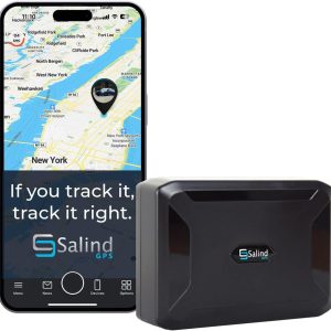 SALIND 11 GPS Tracker for Vehicles, Car, Fleets - 4G LTE Device, Long Battery, Magnetic, US & Worldwide SIM Card Included - iOS/Android Compatible App - Budget-Friendly Subscription Required