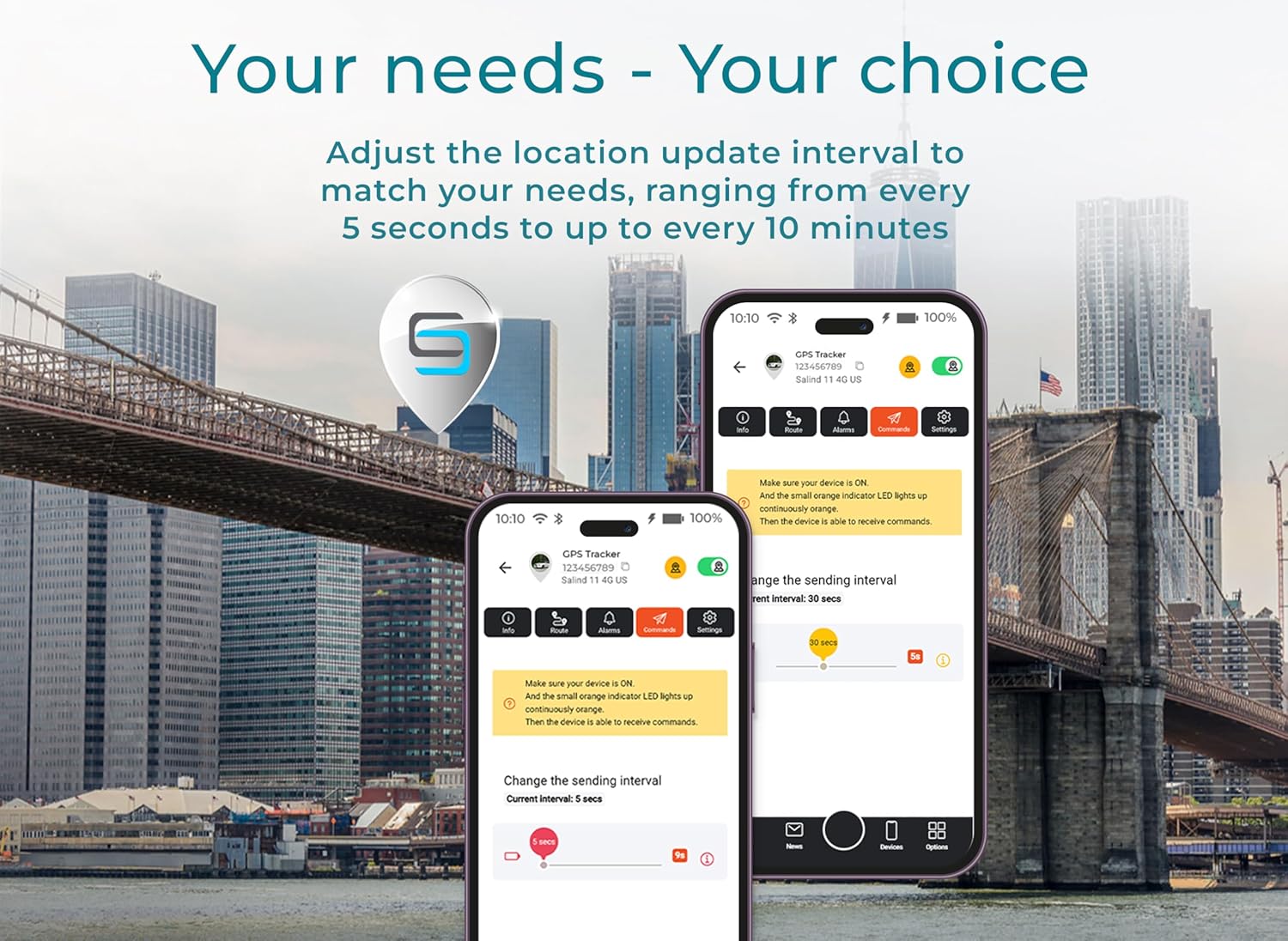 SALIND 11 GPS Tracker for Vehicles, Car, Fleets - 4G LTE Device, Long Battery, Magnetic, US & Worldwide SIM Card Included - iOS/Android Compatible App - Budget-Friendly Subscription Required - Image 2